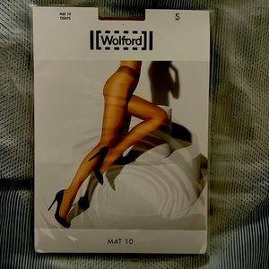 Wolford Womens Mat 10 Tights Size Small